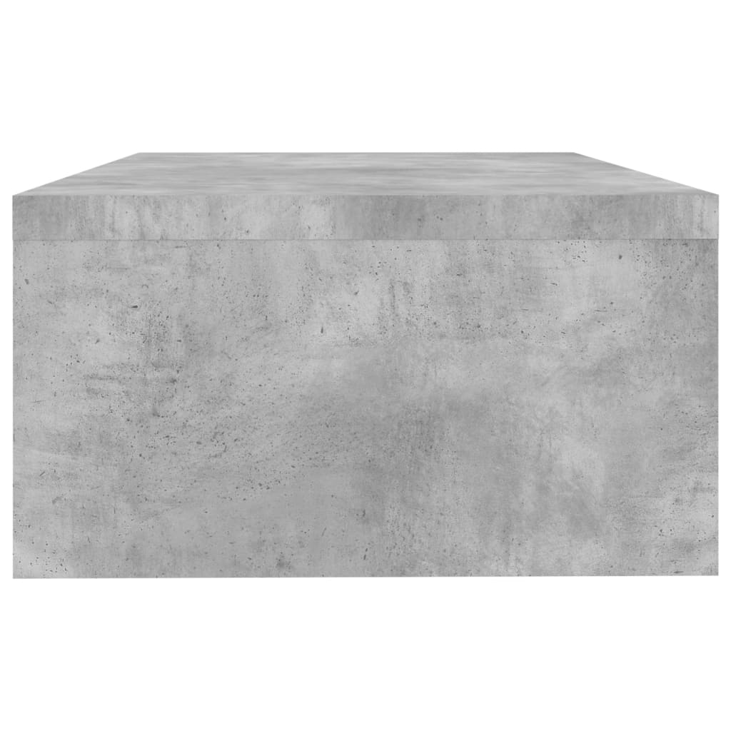 Monitorständer Betongrau 42x24x13 cm Holzwerkstoff