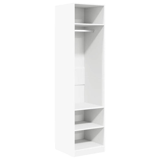 Kleiderschrank Weiß 50x50x200 cm Holzwerkstoff