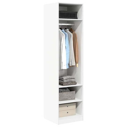 Kleiderschrank Weiß 50x50x200 cm Holzwerkstoff