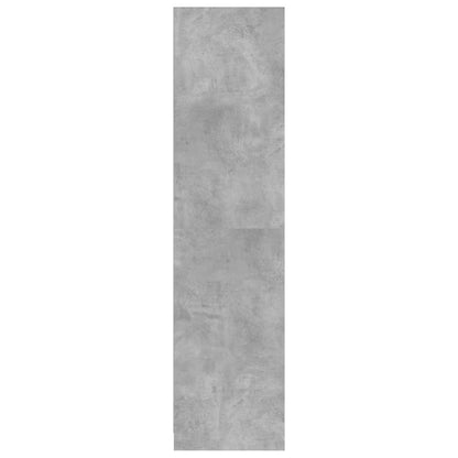 Kleiderschrank Betongrau 50x50x200 cm Holzwerkstoff