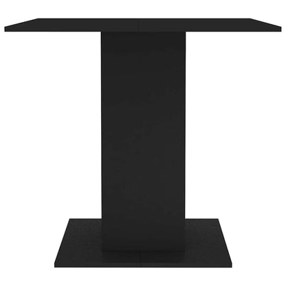 Esstisch Schwarz 80x80x75 cm Holzwerkstoff