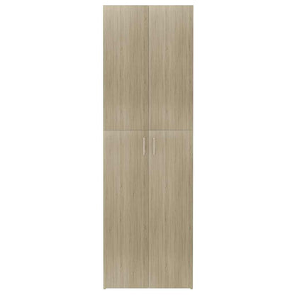 Büroschrank Sonoma-Eiche 60x32x190 cm Holzwerkstoff
