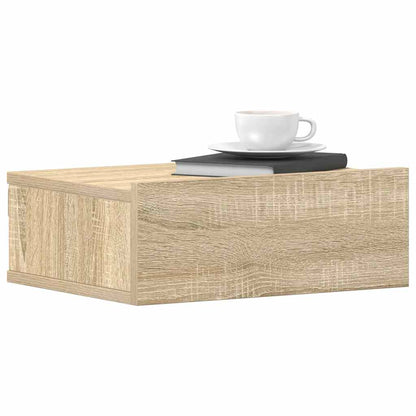 Hängender Nachttisch Sonoma-Eiche 40x30x15 cm Holzwerkstoff
