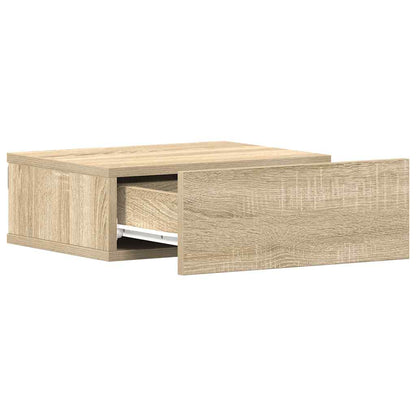 Hängender Nachttisch Sonoma-Eiche 40x30x15 cm Holzwerkstoff