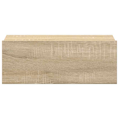 Hängender Nachttisch Sonoma-Eiche 40x30x15 cm Holzwerkstoff