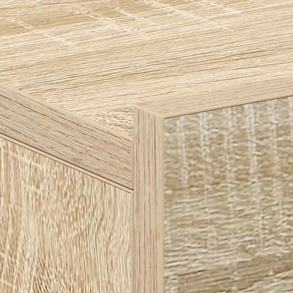 Hängender Nachttisch Sonoma-Eiche 40x30x15 cm Holzwerkstoff
