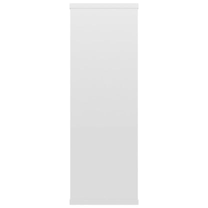 Wandregale Hochglanz-Weiß 104x20x58,5 cm Holzwerkstoff