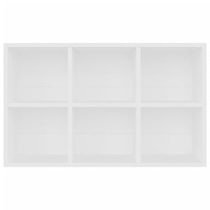 Bücherregal/Sideboard Weiß 66x30x98 cm Holzwerkstoff