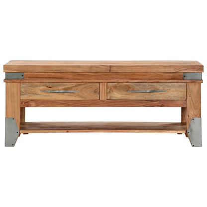 Couchtisch 110x52x45 cm Massivholz Akazie