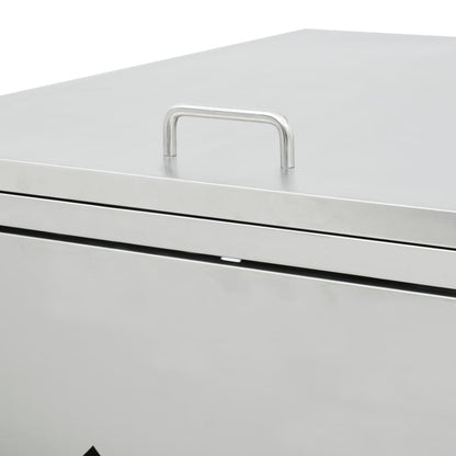 Mülltonnenbox für 4 Tonnen 240 L Edelstahl