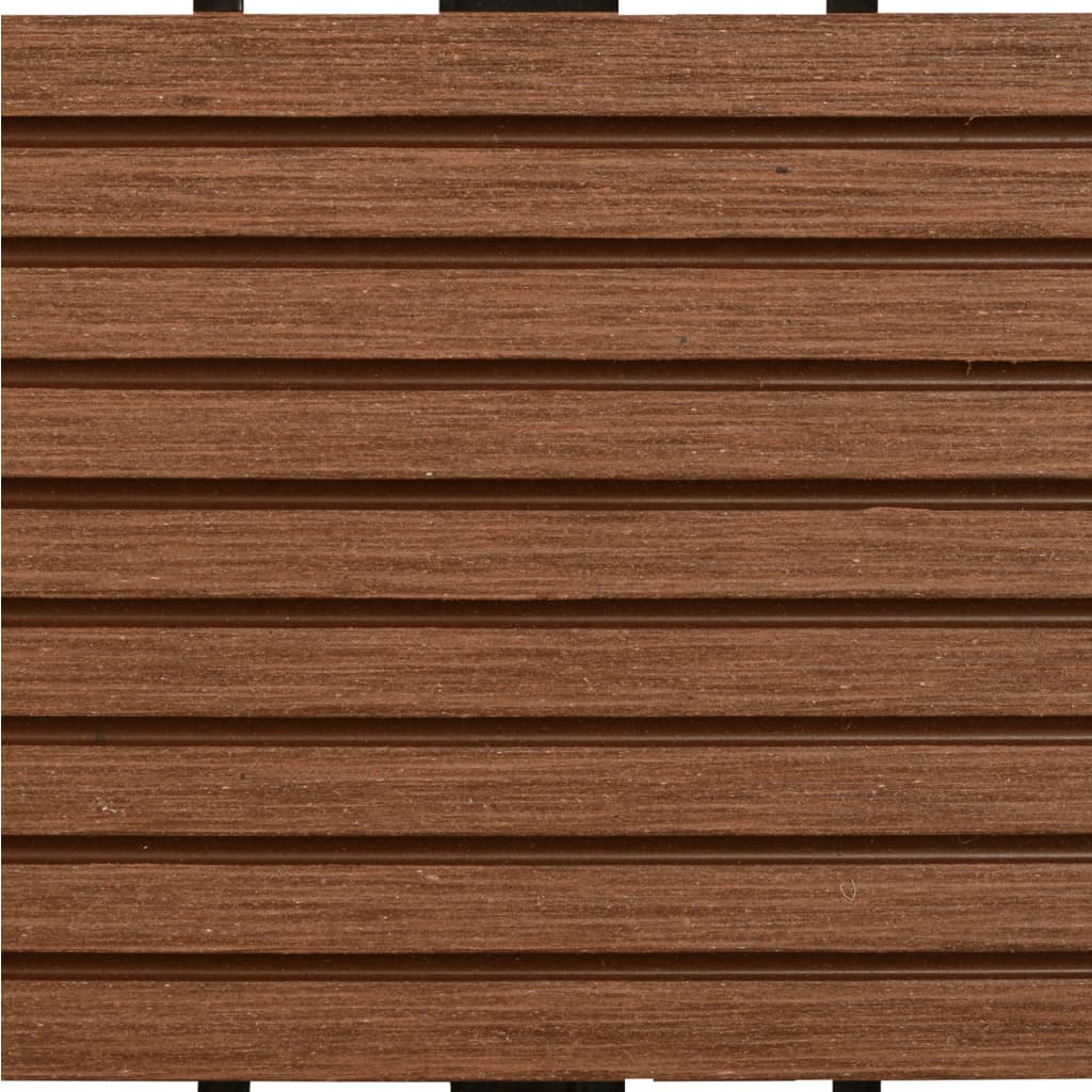 22 Stk. Terrassenfliesen 30 x 30 cm 2 qm WPC Braun