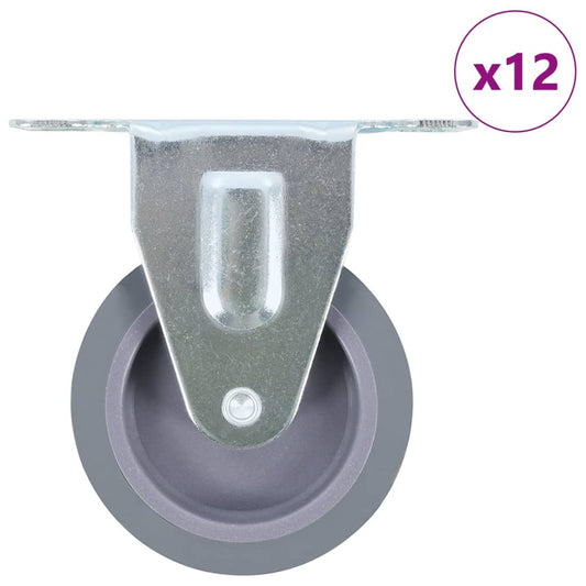 12 Stk. Bockrollen 75 mm