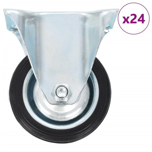 24 Stk. Bockrollen 75 mm