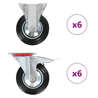 12 Stk. Rollen 160 mm