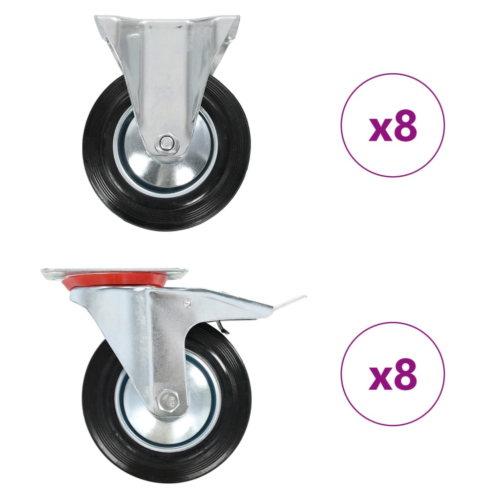 16 Stk. Rollen 160 mm