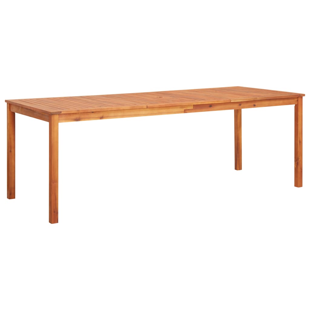Gartentisch 215x90x74 cm Akazie Massivholz