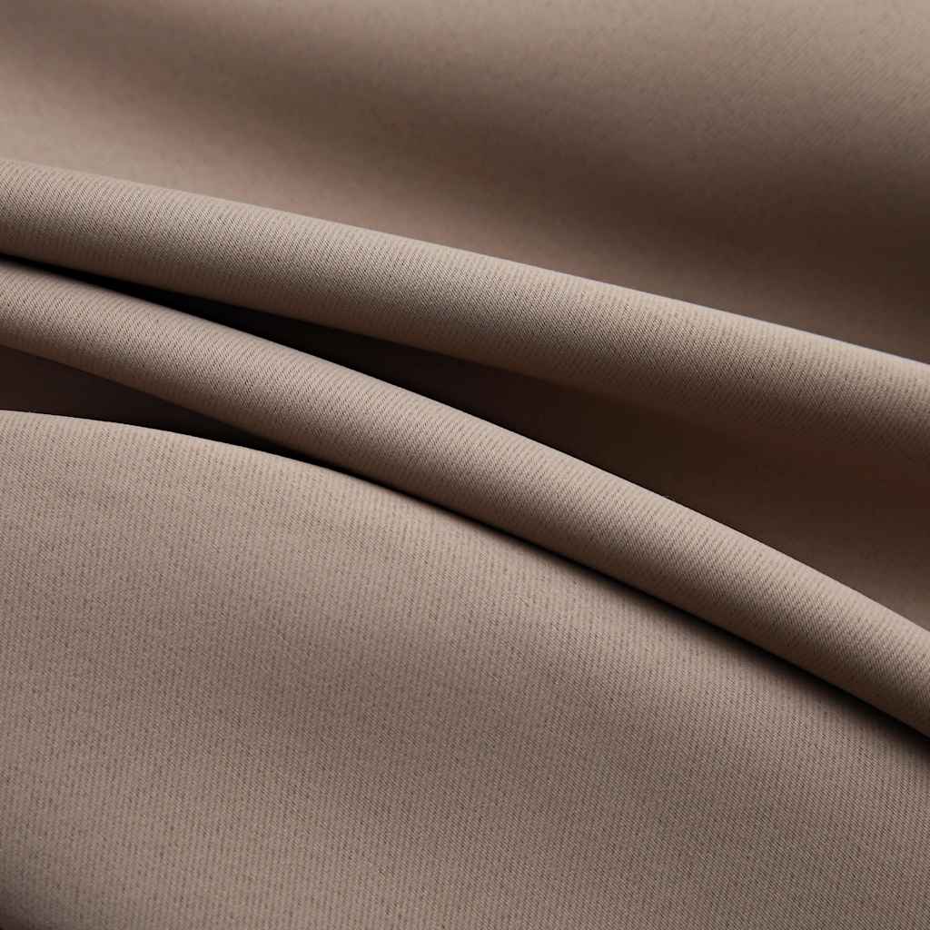 Verdunkelungsvorhang mit Metallösen Taupe 290 x 245 cm