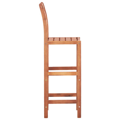 Barhocker 4 Stk. Massivholz Akazie