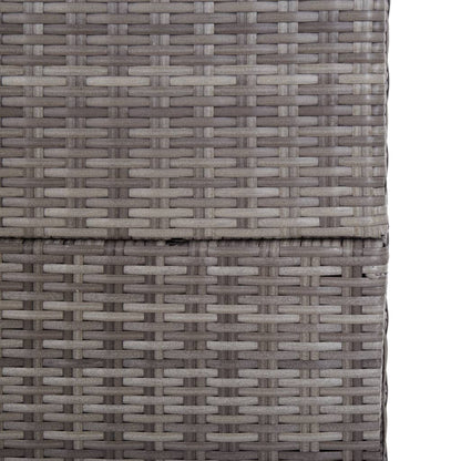 Garden-Auflagenbox Grau 150x100x100 cm Poly Rattan