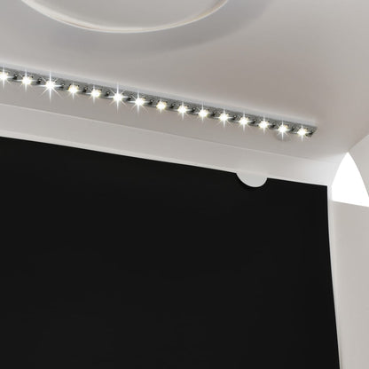 LED-Lichtbox für Fotostudio Klappbar 40×34×37 cm Plastik Weiß