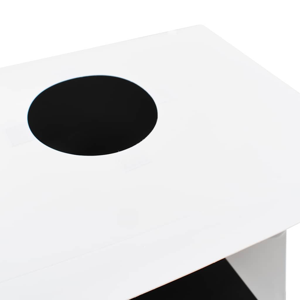 LED-Lichtbox für Fotostudio Klappbar 40×34×37 cm Plastik Weiß