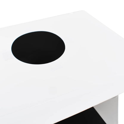 LED-Lichtbox für Fotostudio Klappbar 40×34×37 cm Plastik Weiß