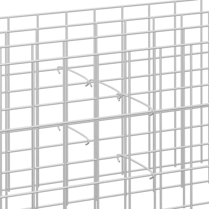 Gabionen-Distanzhalter 50 Stk. Verzinkter Stahl 10 cm