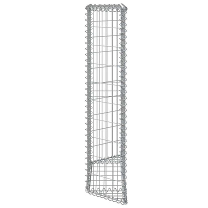 Gabionen-Hochbeet Trapezform Verzinkter Stahl 100x20x100 cm