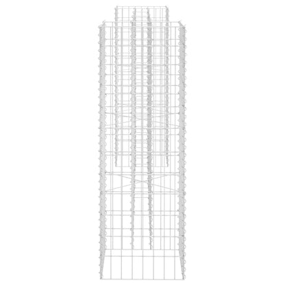 H-förmiger Gabionen-Pflanzkorb Stahldraht 260x40x120 cm