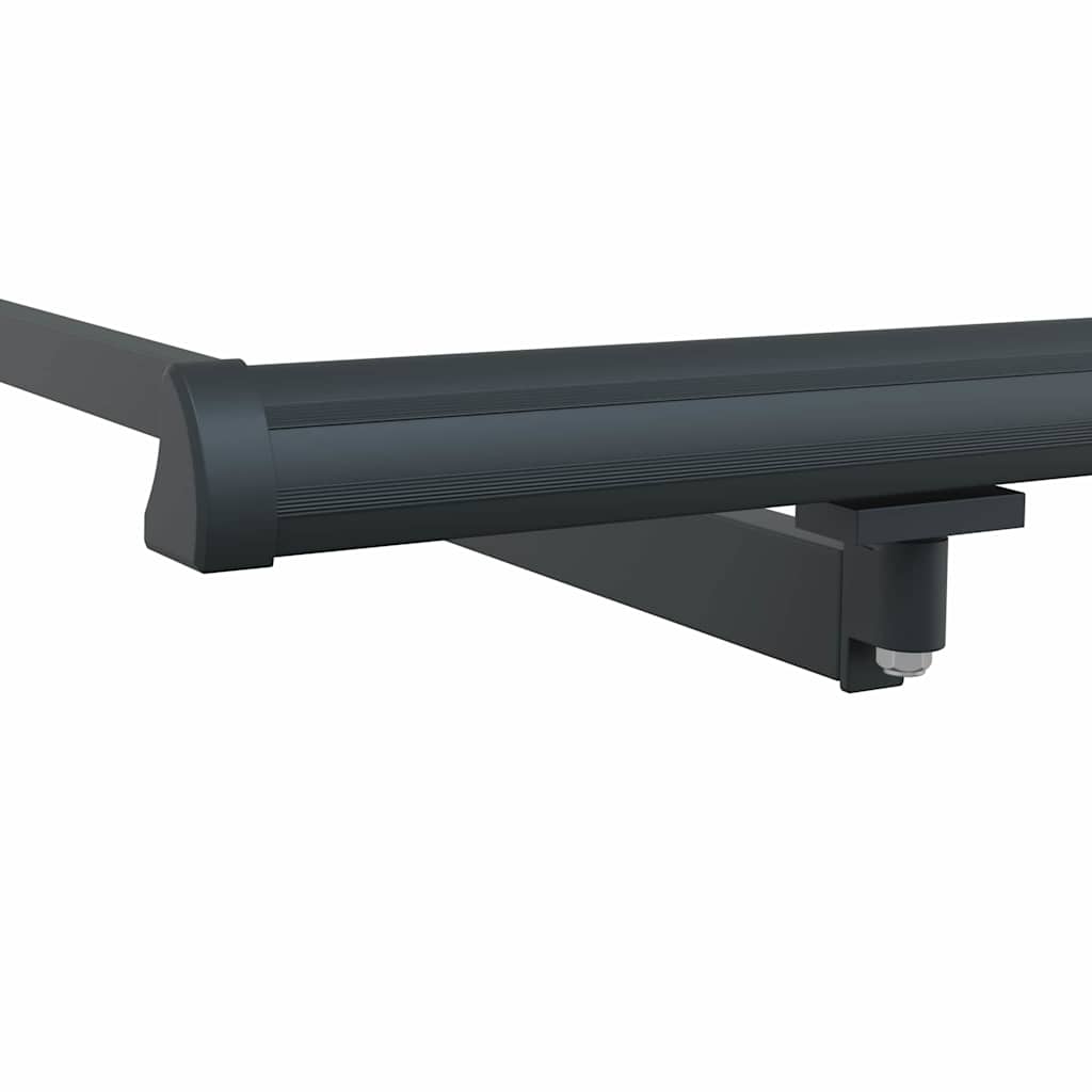 Markise Manuell Anthrazit 4.5 x 2.5 m Metall