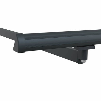 Markise Manuell Anthrazit 4.5 x 2.5 m Metall