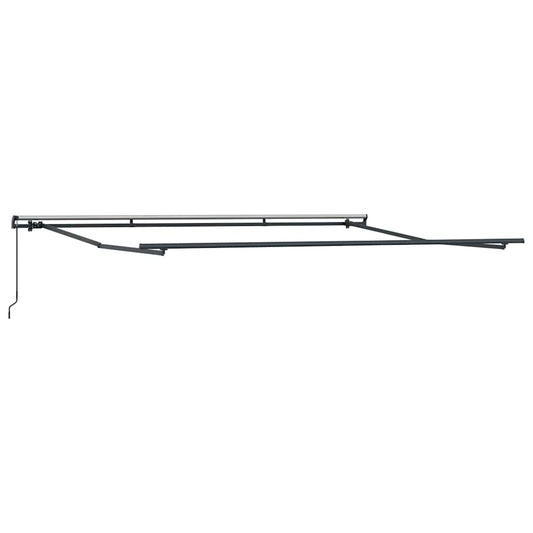 Markise Manuell Anthrazit 4.5 x 2.5 m Metall
