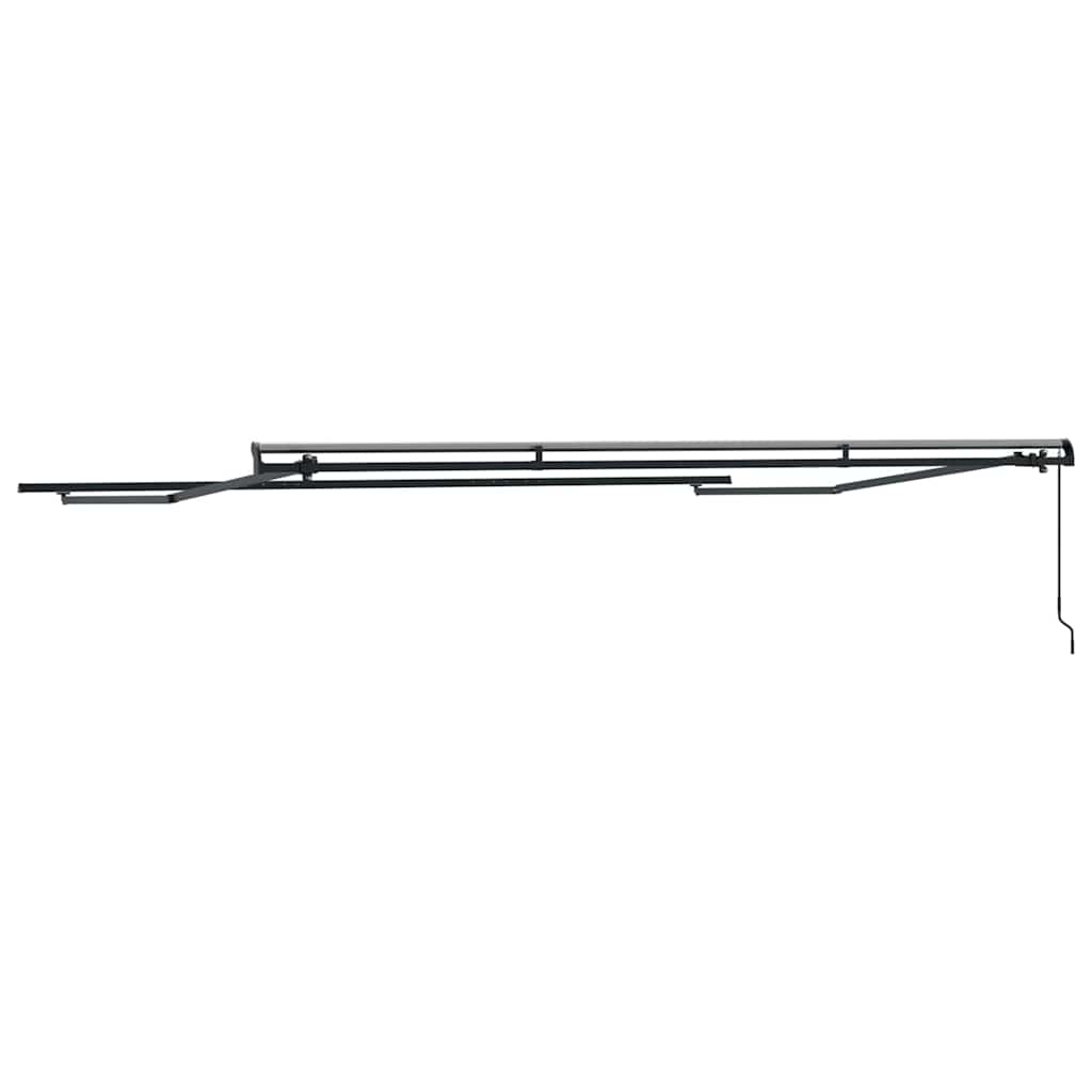 Markise Manuell Anthrazit 4.5 x 2.5 m Metall
