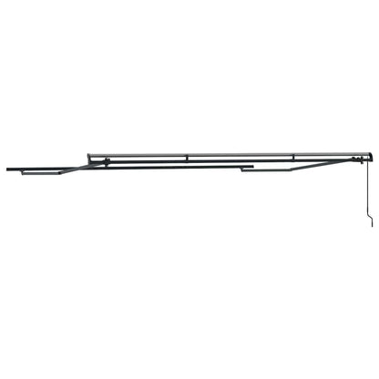 Markise Manuell Anthrazit 4.5 x 2.5 m Metall