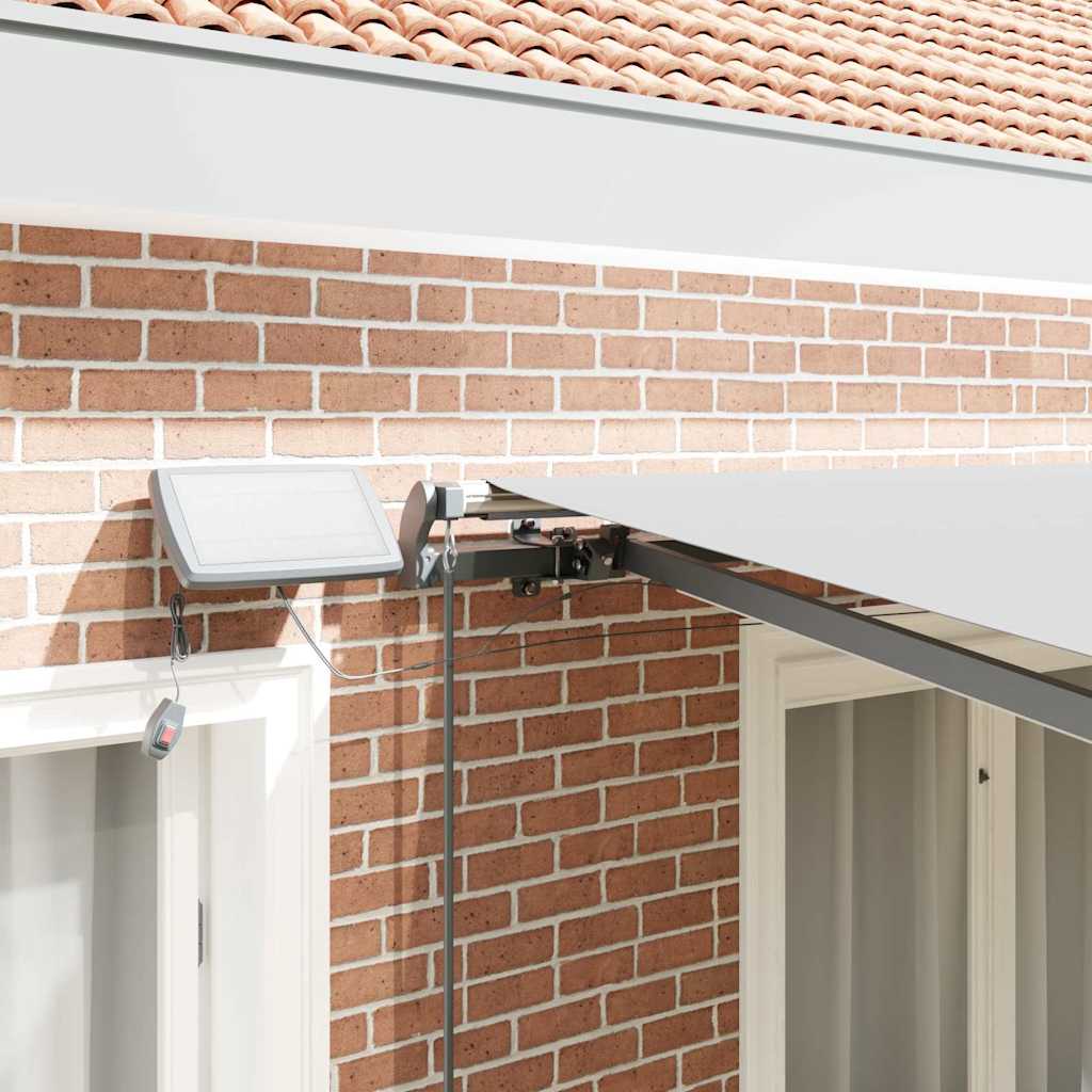 Markise mit Anthrazit 3,5 x 2,5 m Metall