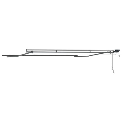 Markise mit Manuell Anthrazit 4.5 x 2.5 m Metall