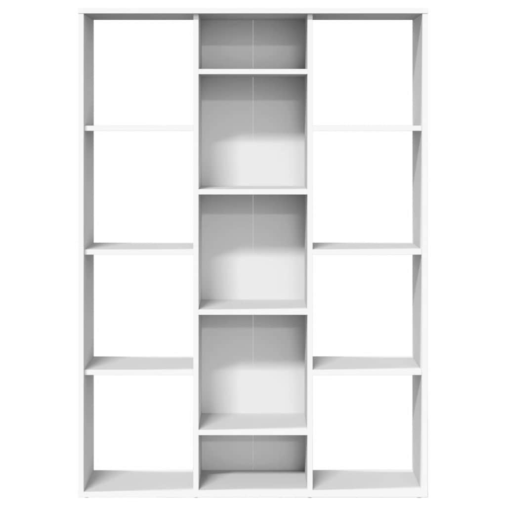 Raumteiler/Bücherregal Weiß 100x24x140 cm Holzwerkstoff