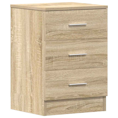 Nachttische 2 Stk. Sonoma-Eiche 38x35x56 cm Holzwerkstoff