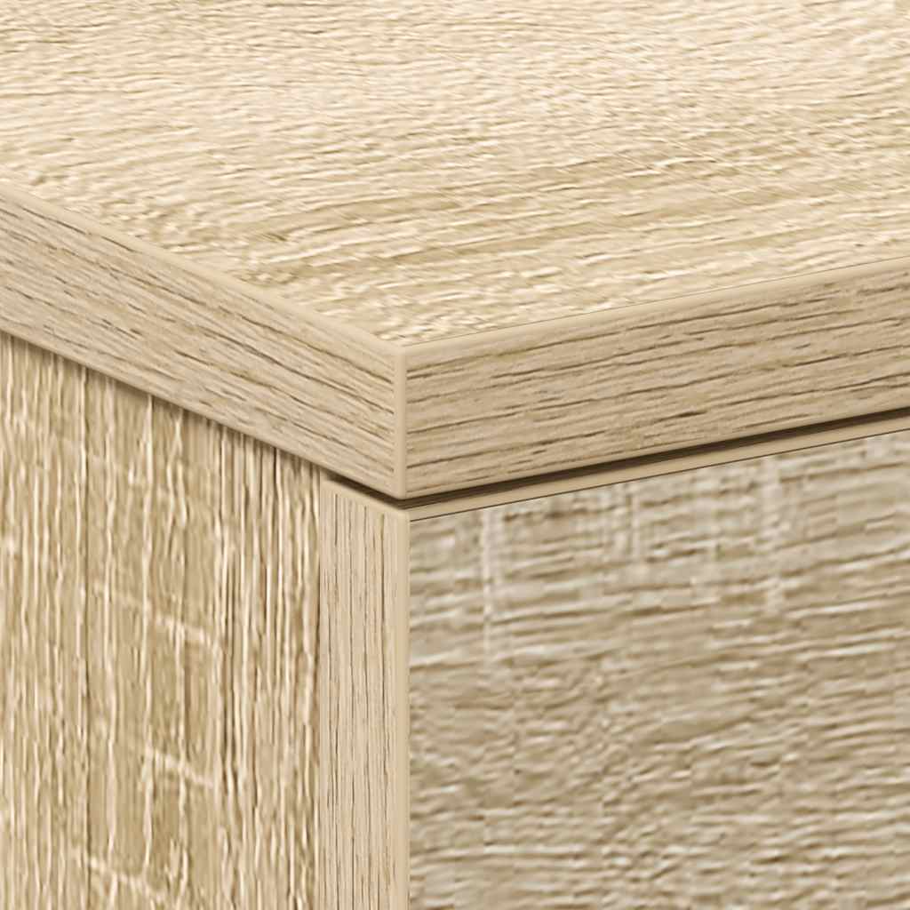 Nachttische 2 Stk. Sonoma-Eiche 38x35x56 cm Holzwerkstoff