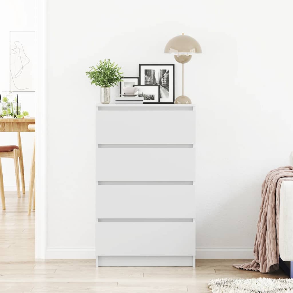 Sideboard Weiß 60x35x98,5 cm Holzwerkstoff