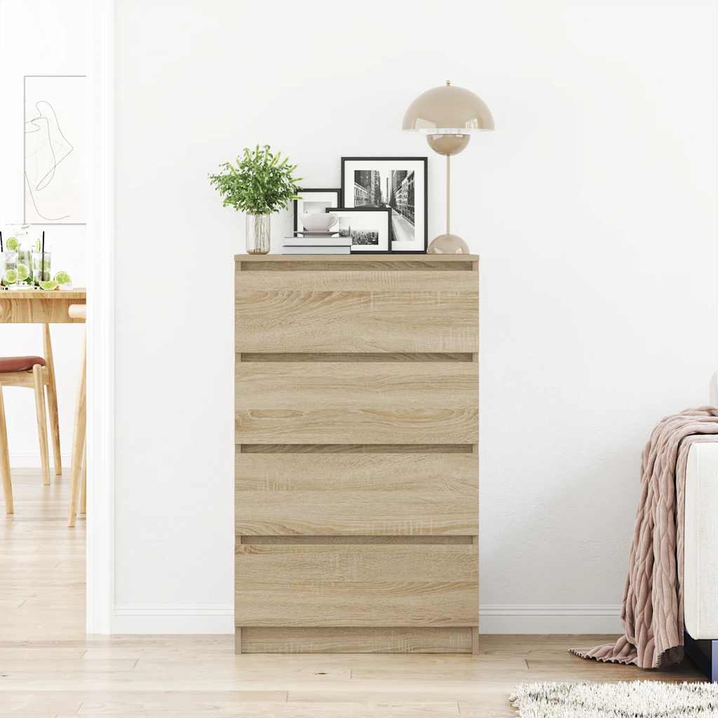 Sideboard Sonoma-Eiche 60x35x98,5 cm Holzwerkstoff