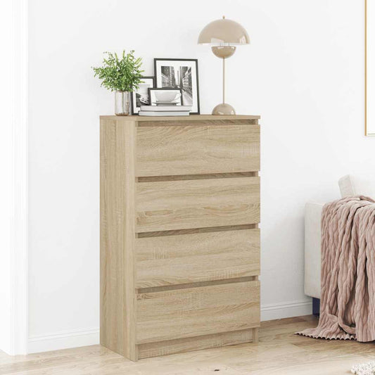 Sideboard Sonoma-Eiche 60x35x98,5 cm Holzwerkstoff