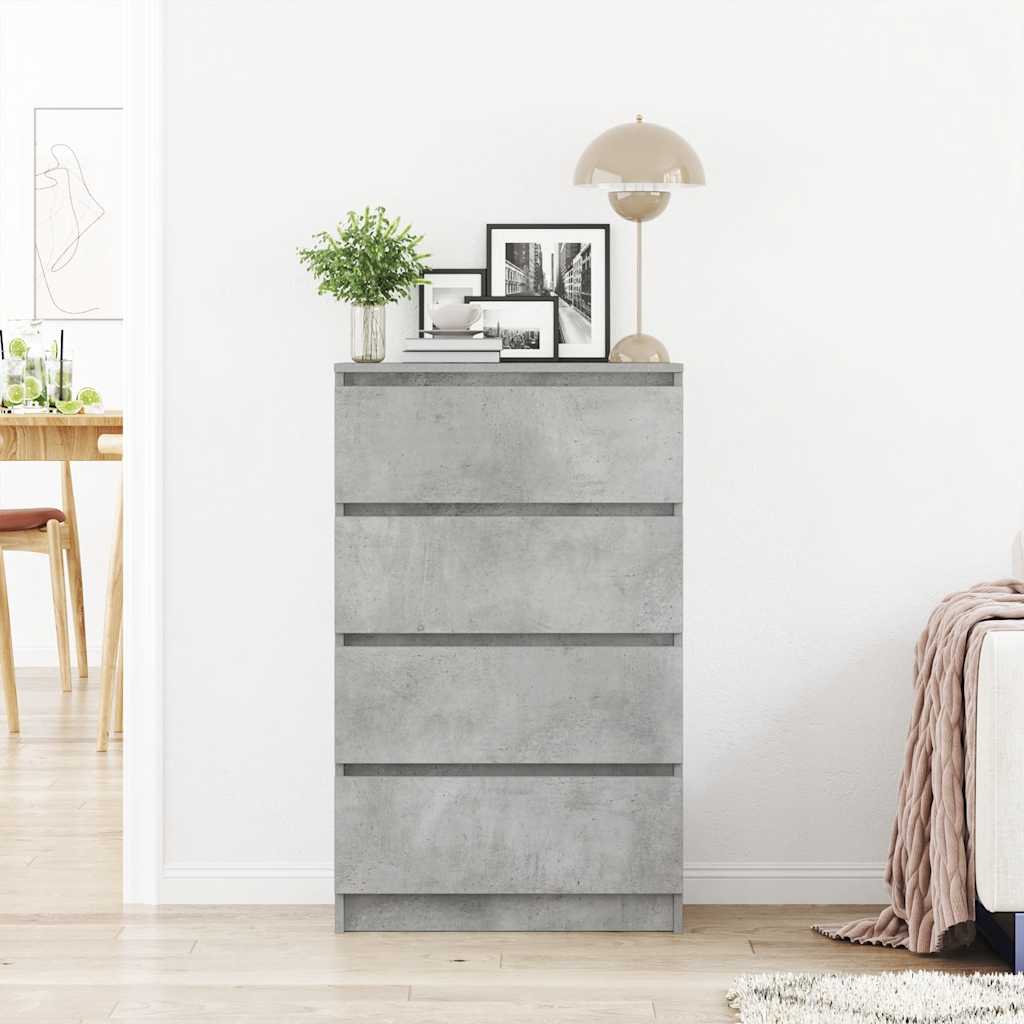 Sideboard Betongrau 60x35x98,5 cm Holzwerkstoff