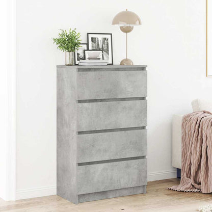 Sideboard Betongrau 60x35x98,5 cm Holzwerkstoff