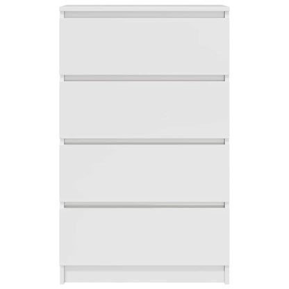 Skænk Højglans Hvid 60x35x98,5 cm Træmateriale