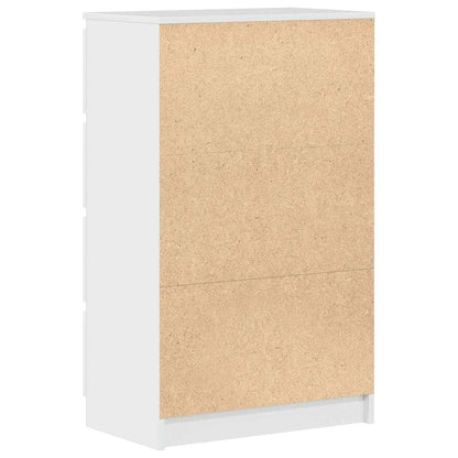 Skænk Højglans Hvid 60x35x98,5 cm Træmateriale