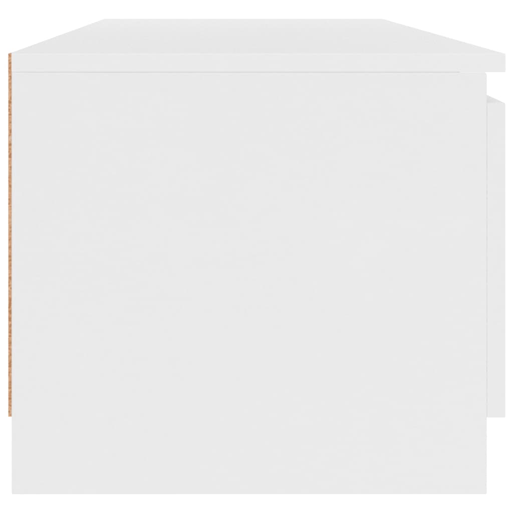 TV-skab Hvid 140×40×35,5 cm Træ Materiale