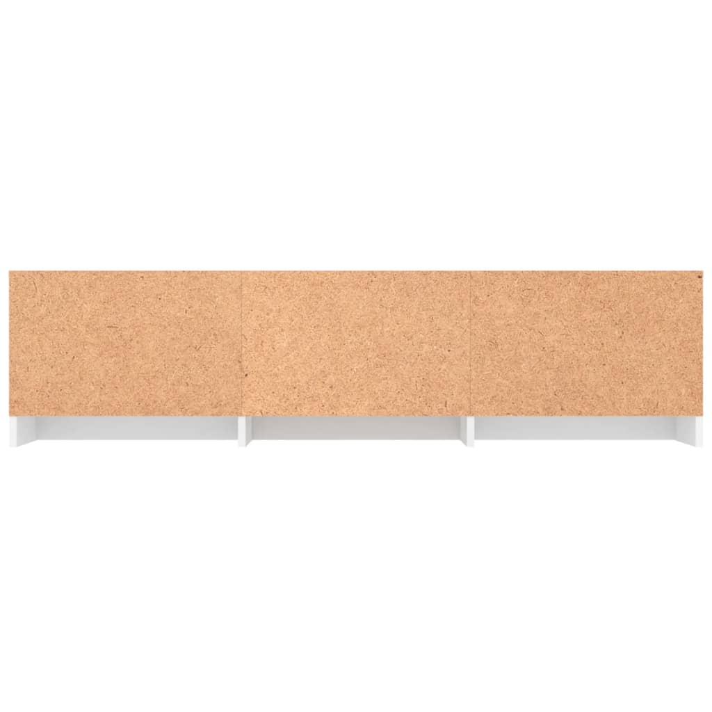 TV-skab Hvid 140×40×35,5 cm Træ Materiale