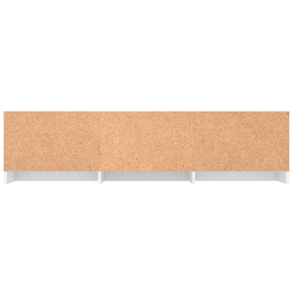 TV-skab Hvid 140×40×35,5 cm Træ Materiale