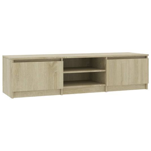 Tv-møbel Sonoma eg 140x40x35,5 cm træmateriale